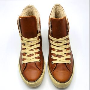 Cozy Club Leather Converse Chuck Taylor's